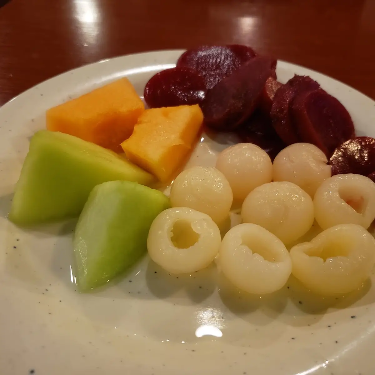 Fresh Fruit with Beets