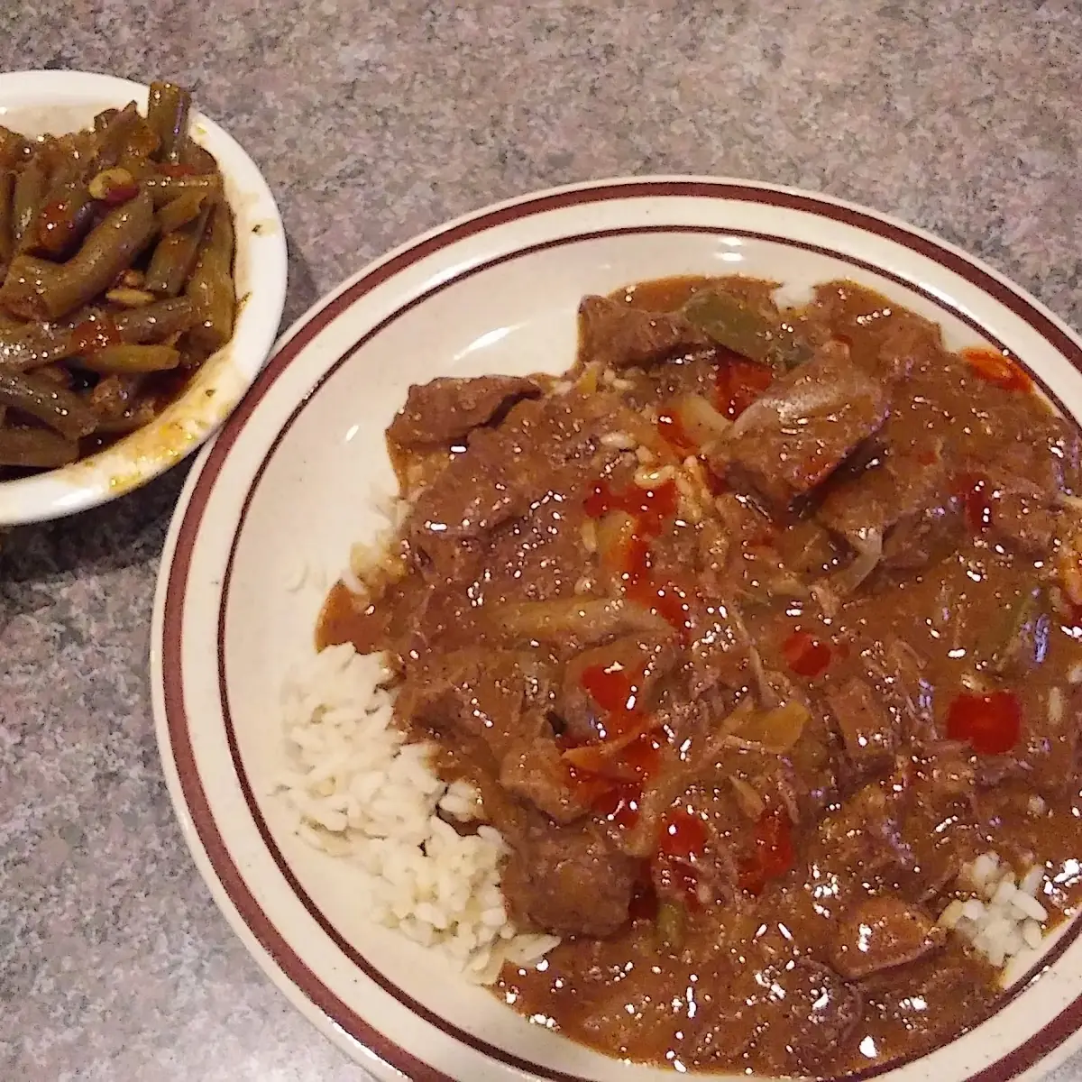 Rice & Green Beans
