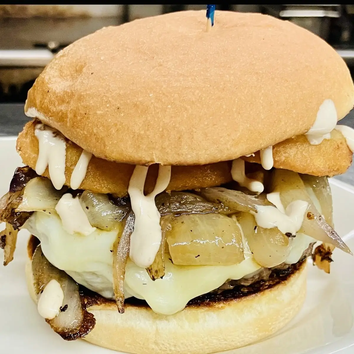 Mushroom Swiss Burger