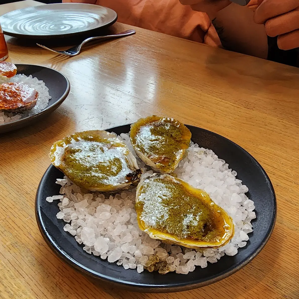 Green Curry Oysters