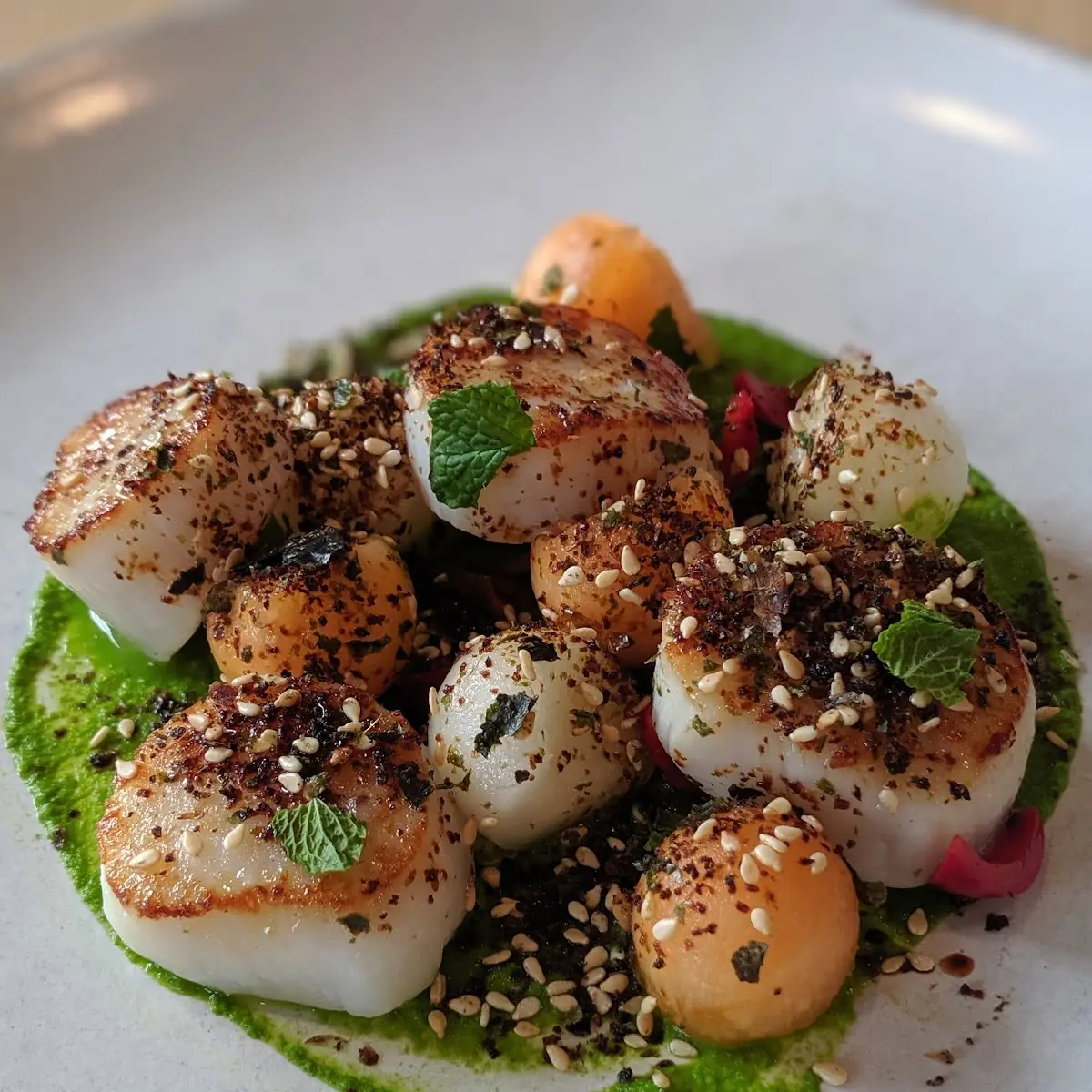 Olive Oil Poached Scallop