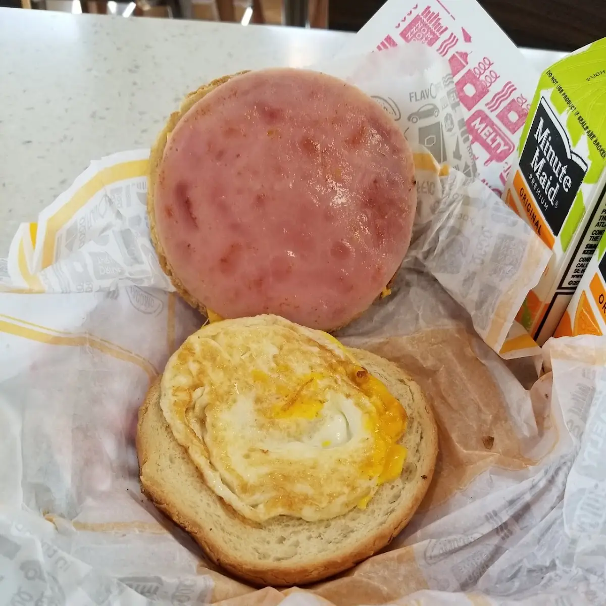 Ham Egg and Cheese Sandwich with Sourdough Bread
