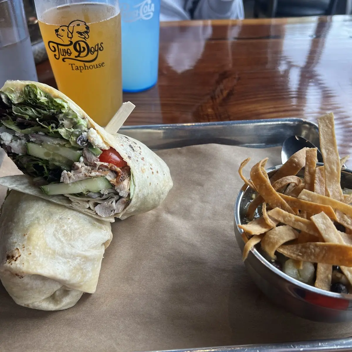 Mediterranean Chicken Wrap