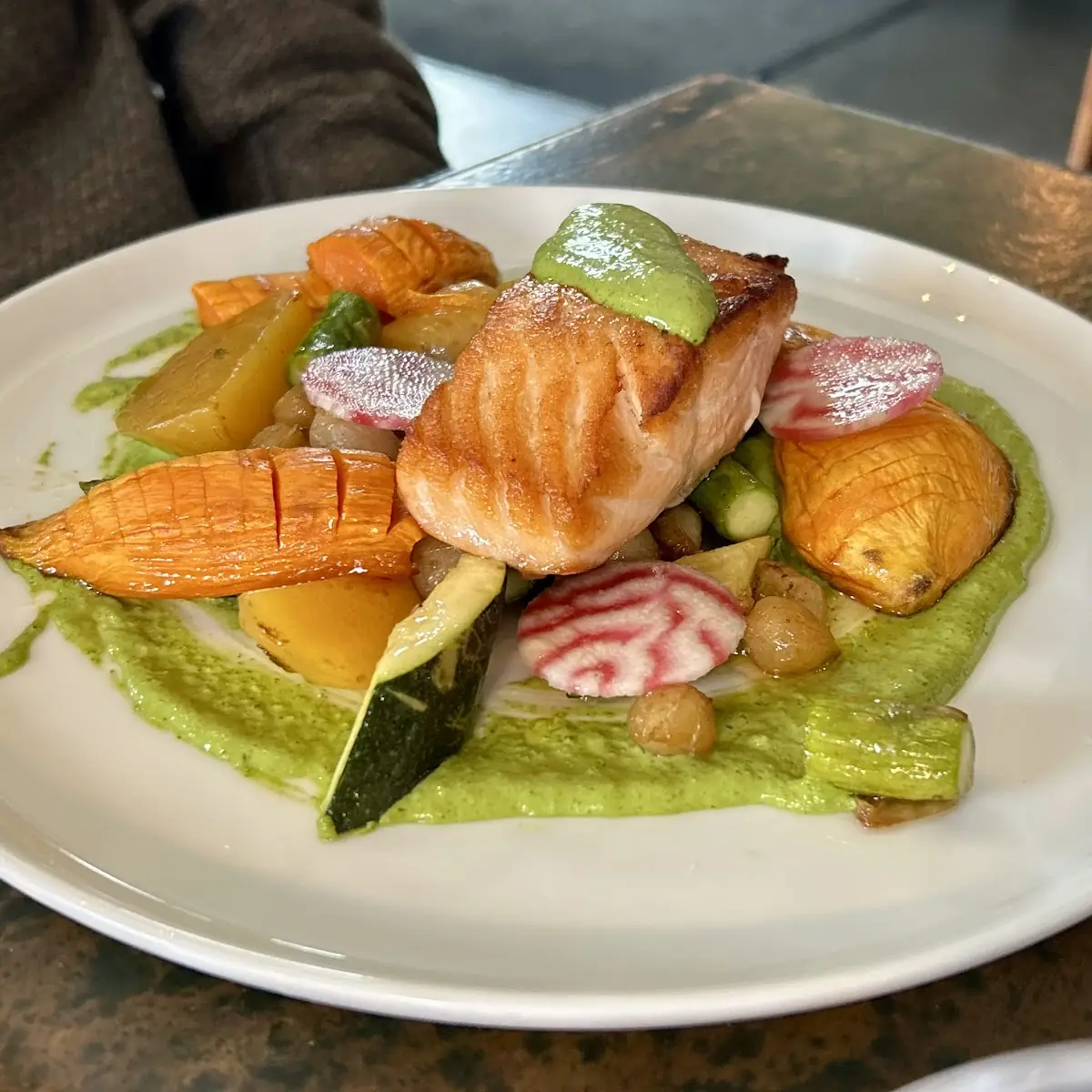 Pan Seared Salmon, Gladstone Commons