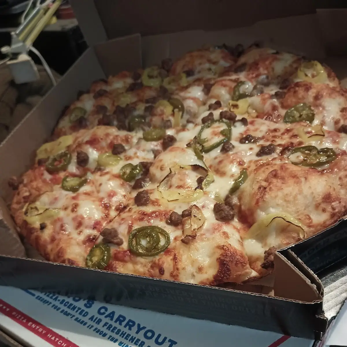 Jalapeños and Banana Peppers and Hamburger