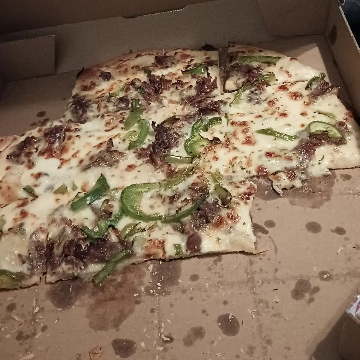 Philly Cheese Steak Thin Crust