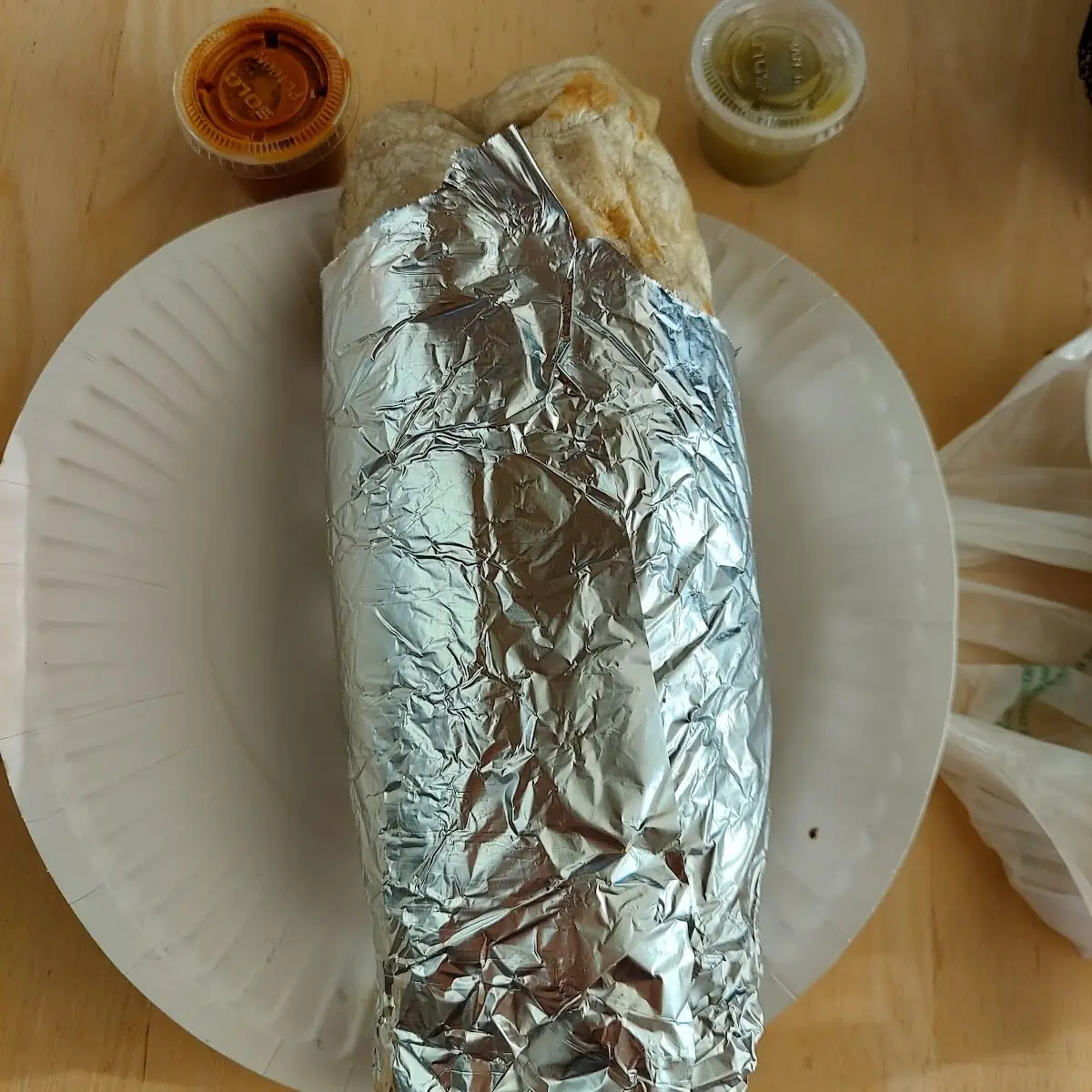 Jumbo Burrito with Carne Asada