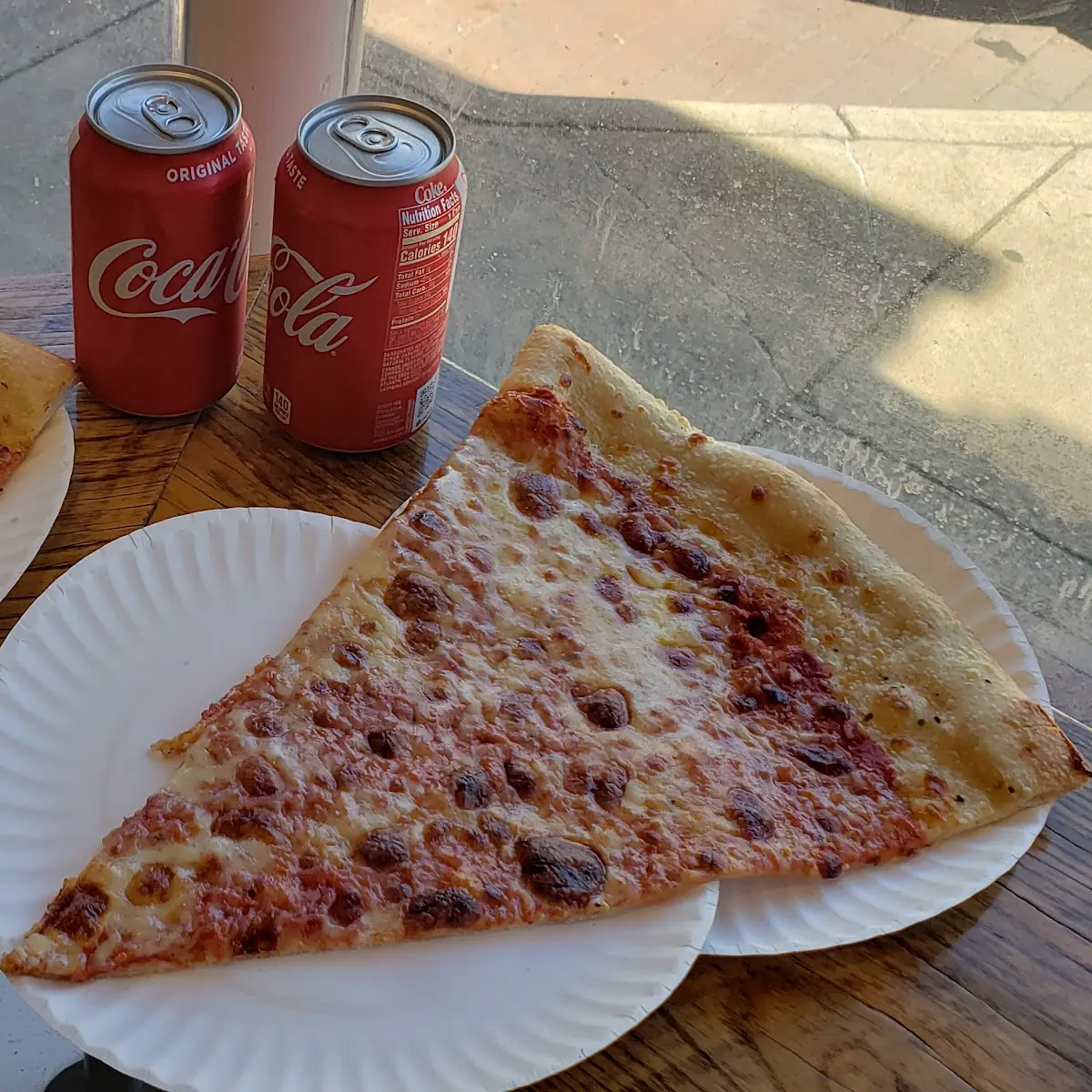 Cheese Pizza and Mushroom Pizza