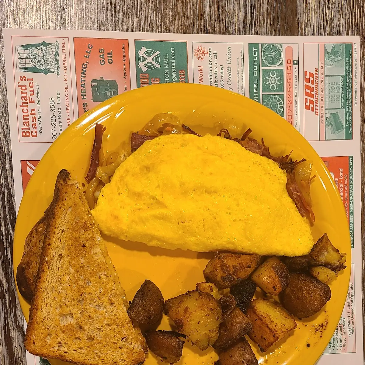 Corned Beef Hash Omelette