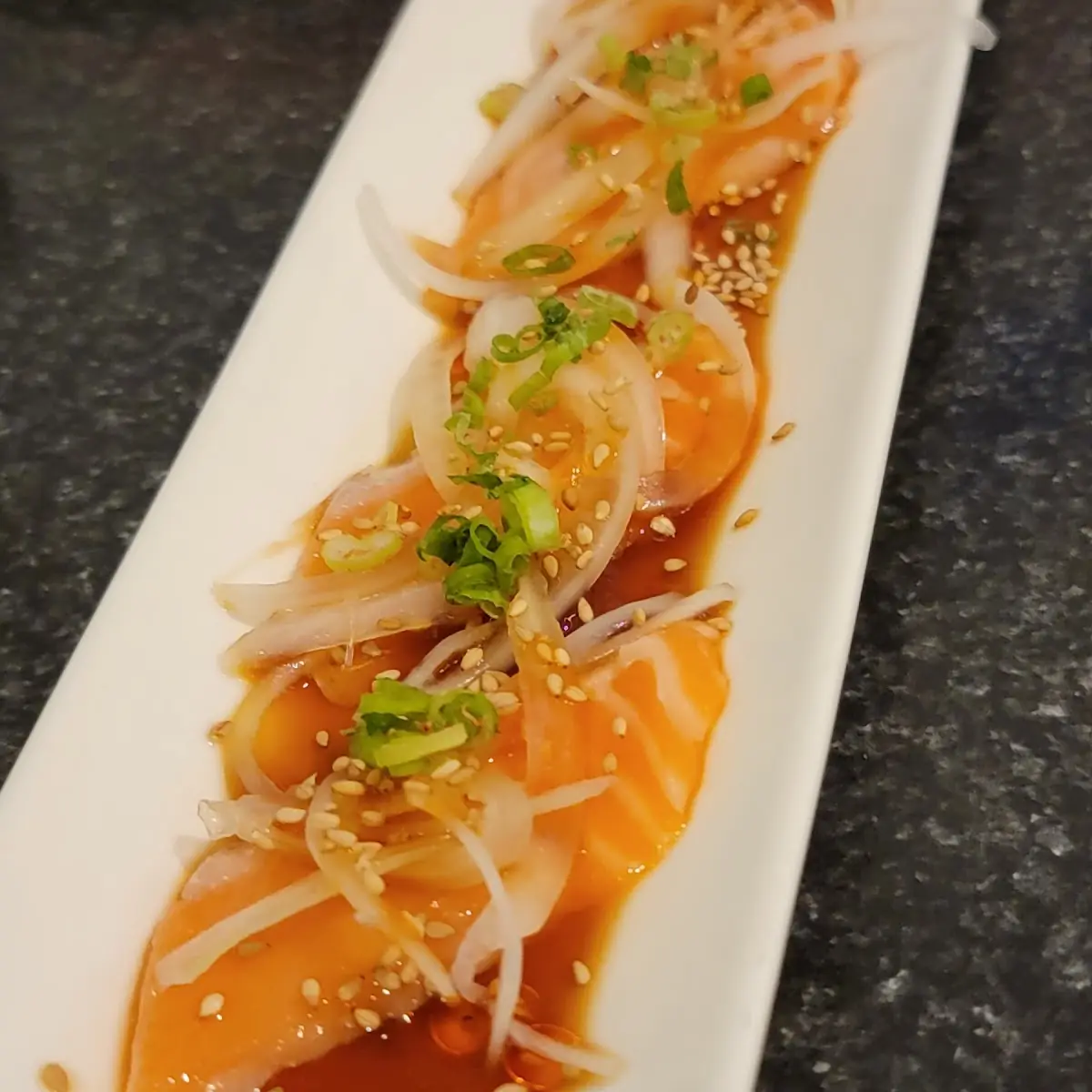 Spicy Yellowtail Carpaccio