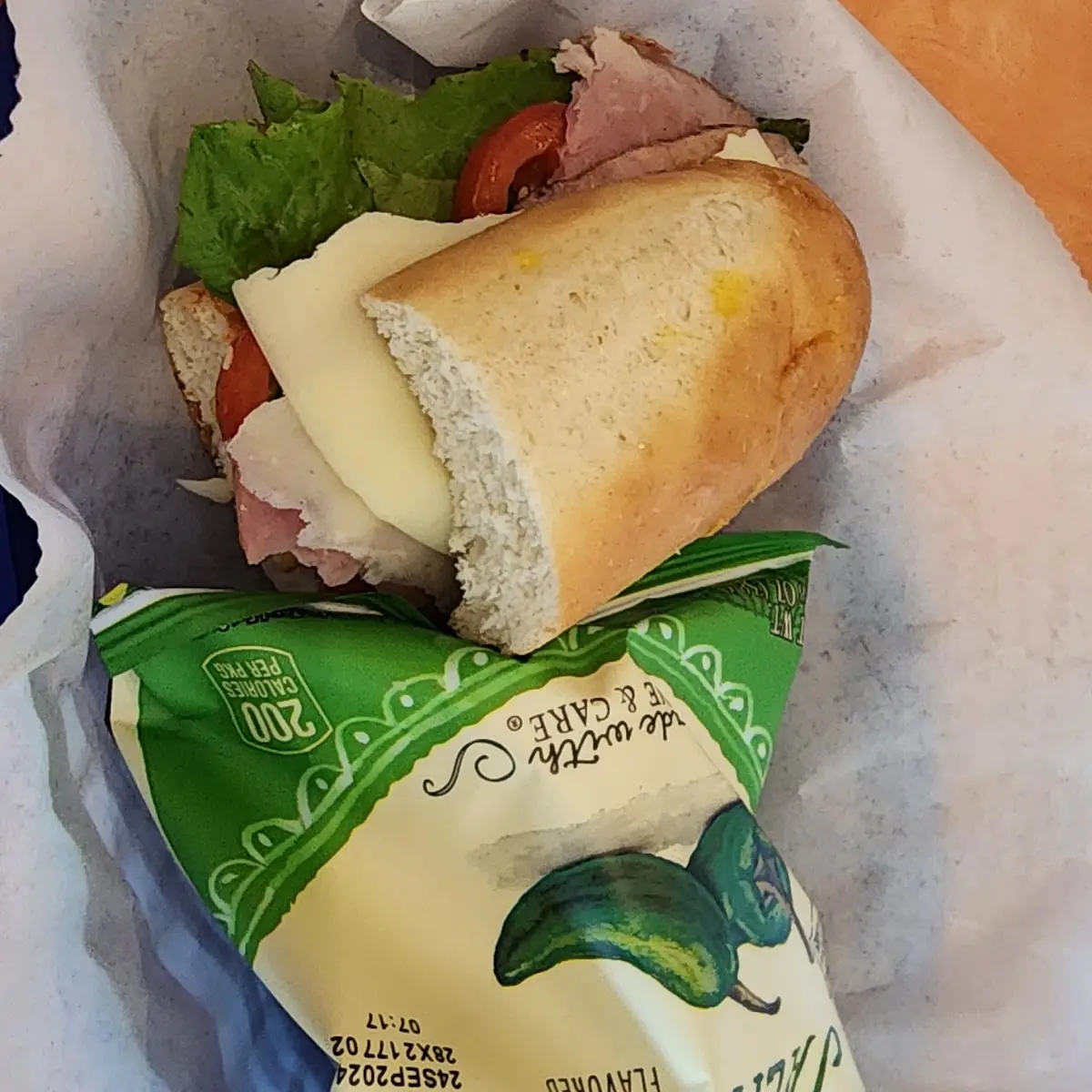 Italian Sub and Chips