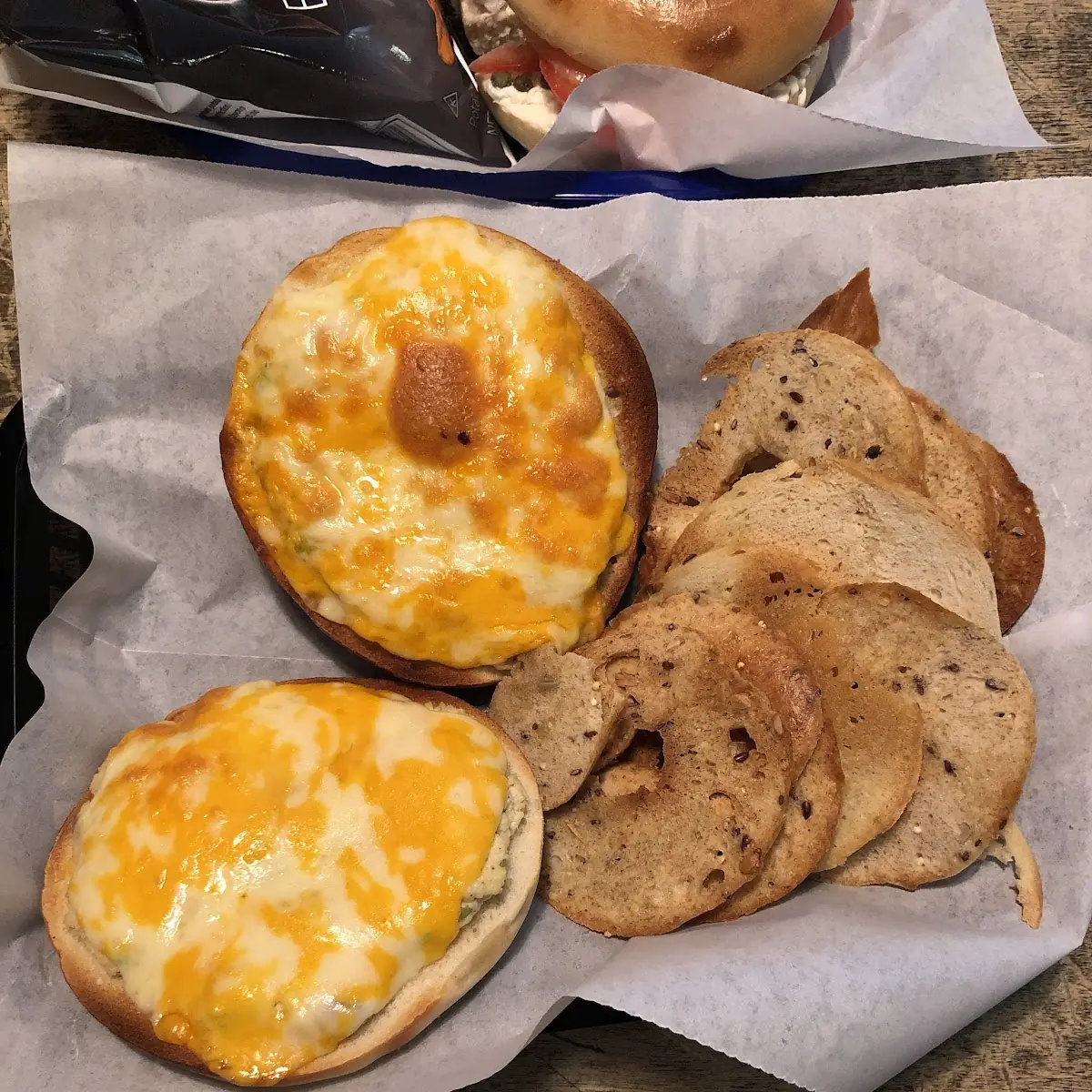 Toasted Cheese Bagel