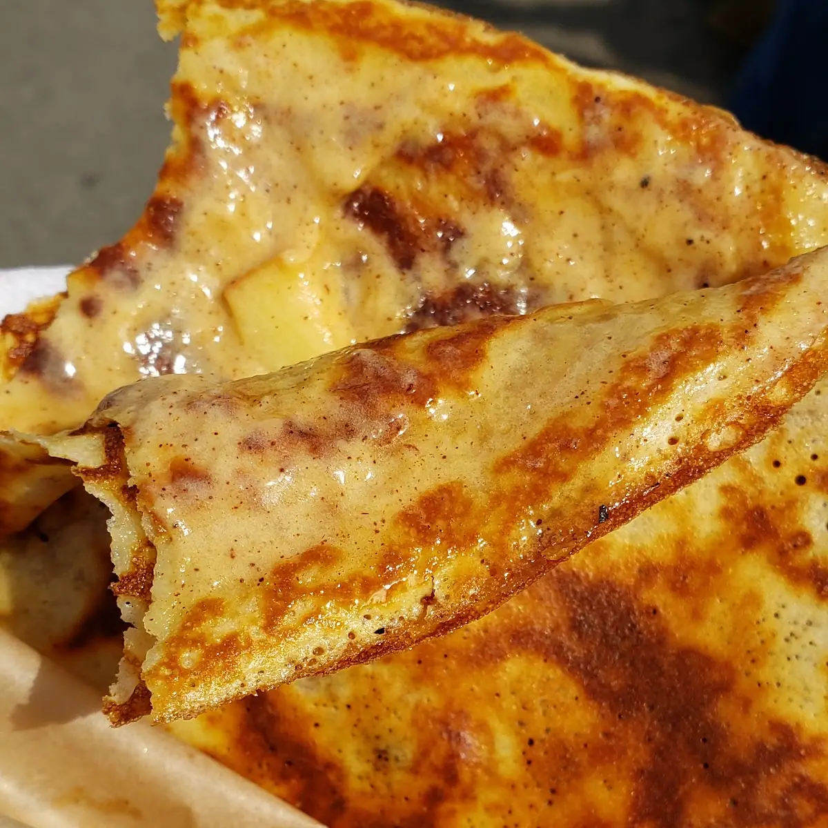 Caramel Apple Crepe