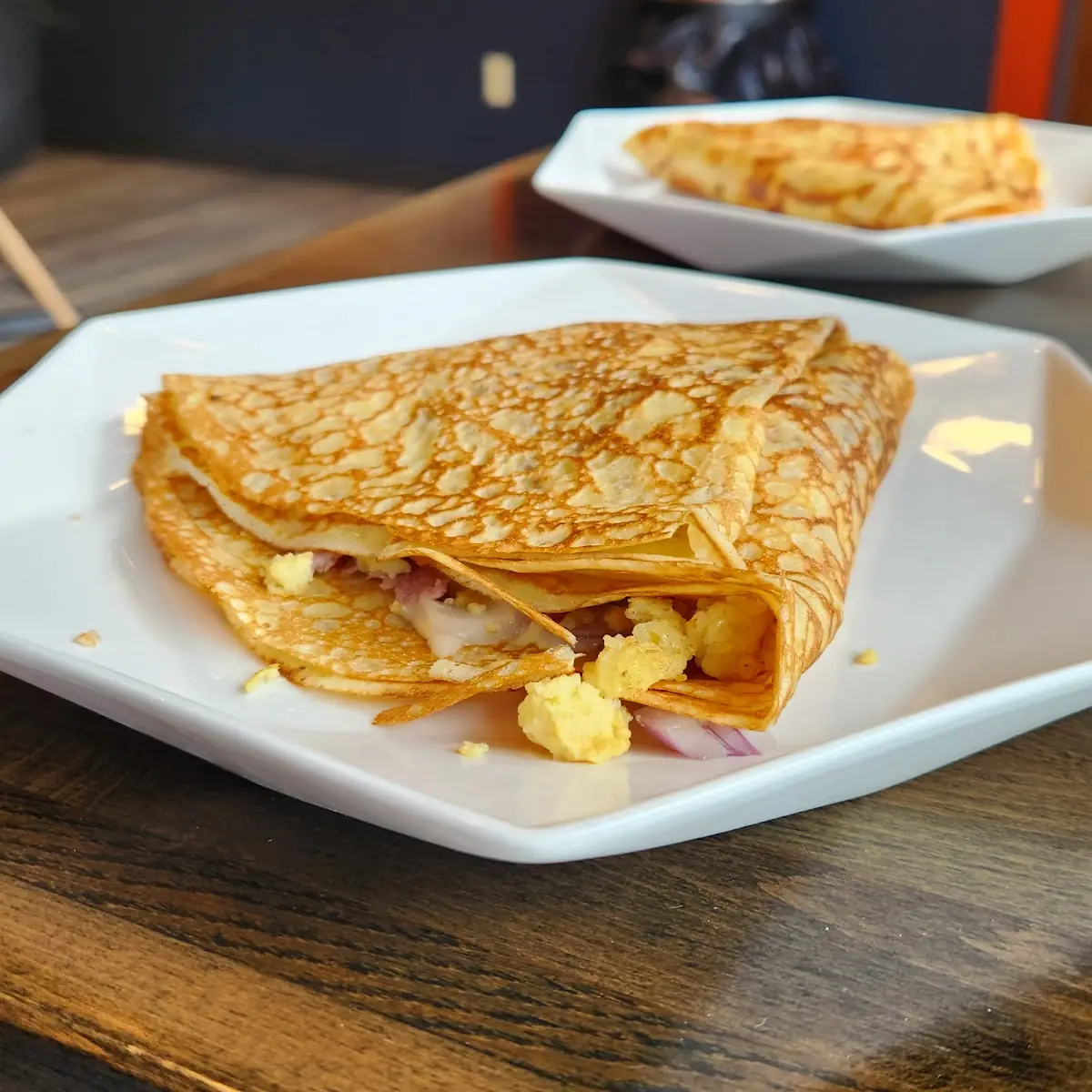 Eggs Benedict Crepe