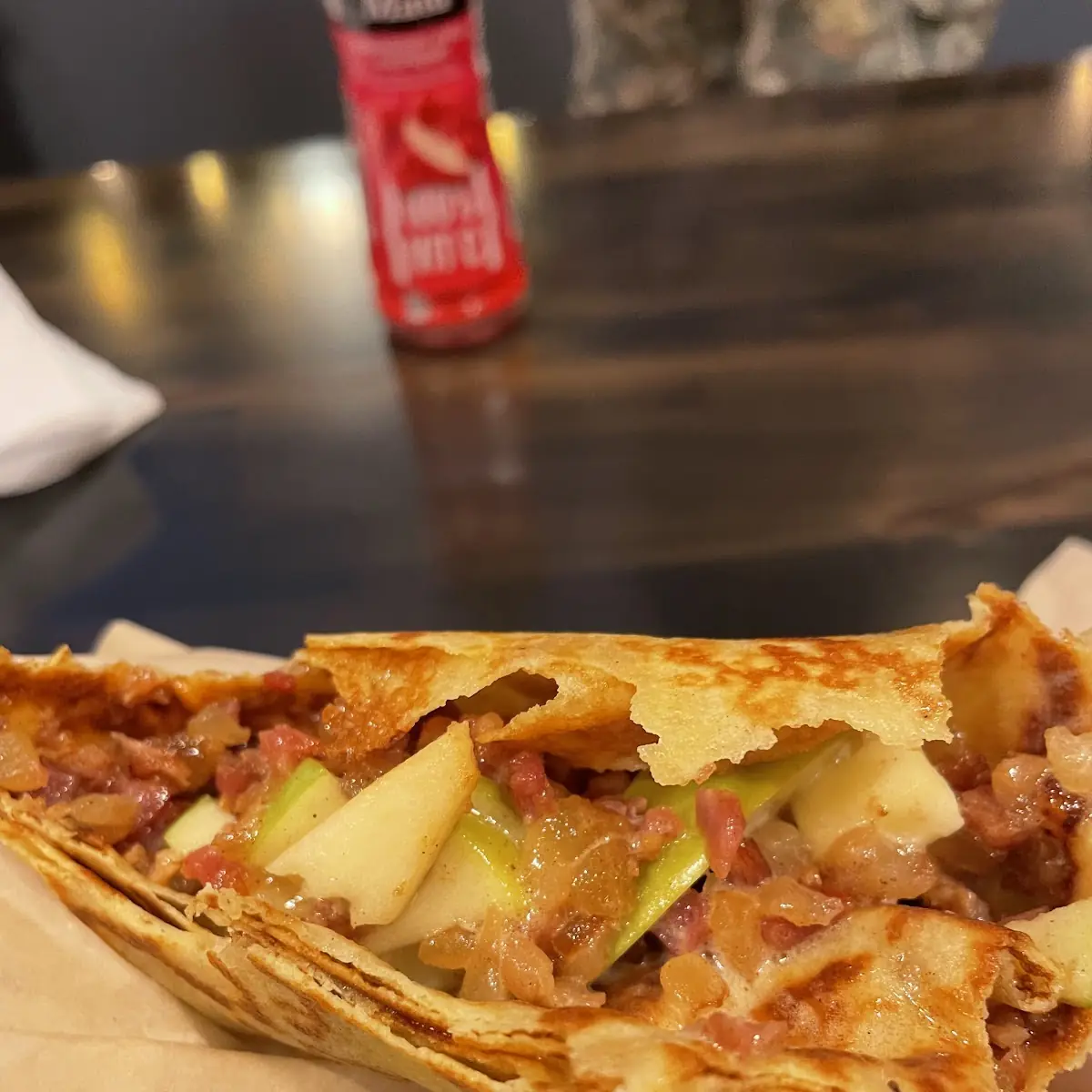Maple Apple Bacon Crepe