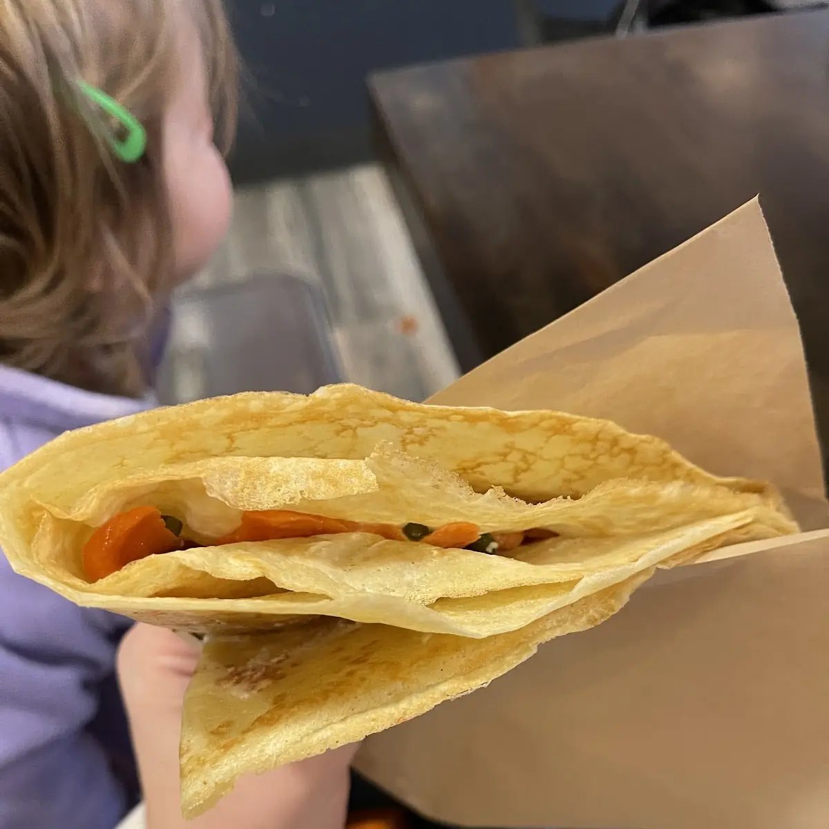 Salmon Lox Crepe
