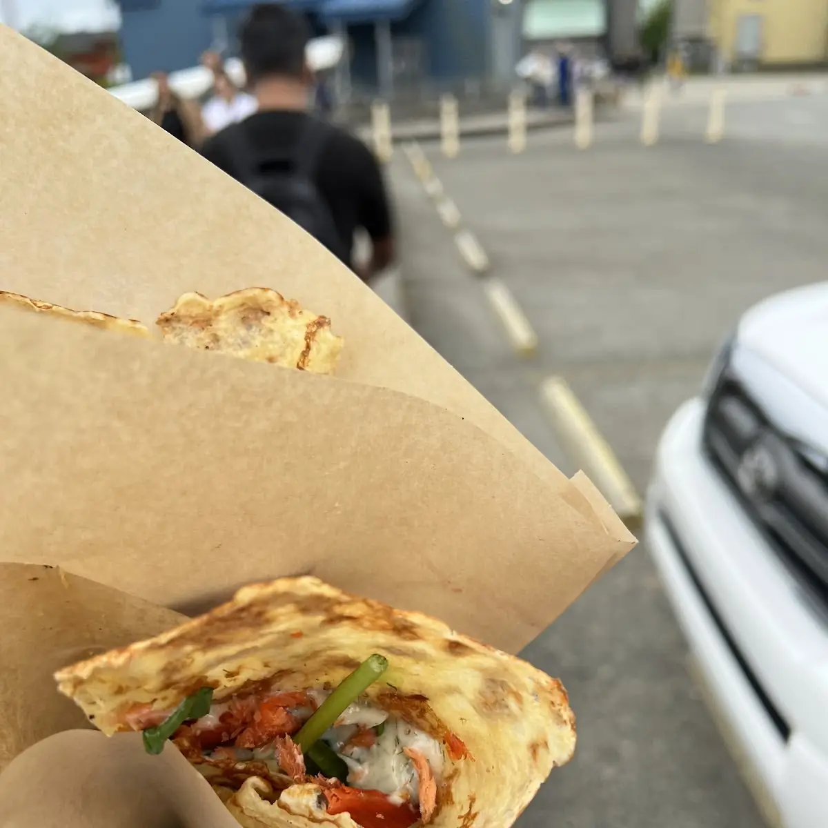 Smoked Salmon Crepe