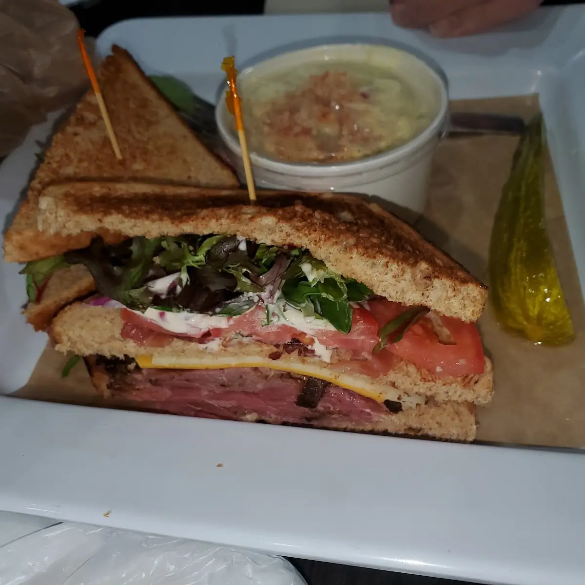 Roast Beef and Potato Salad