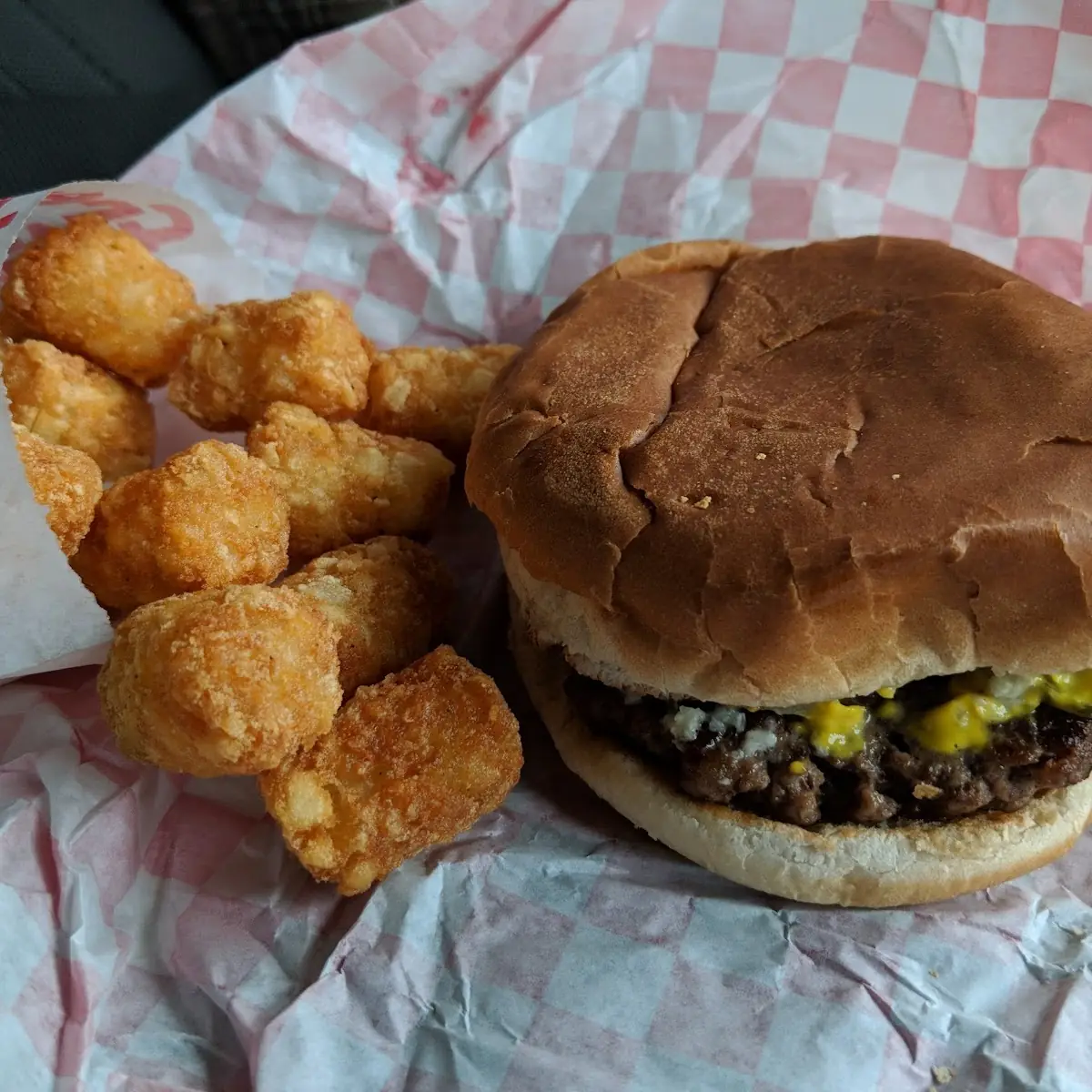 Burger and Tots
