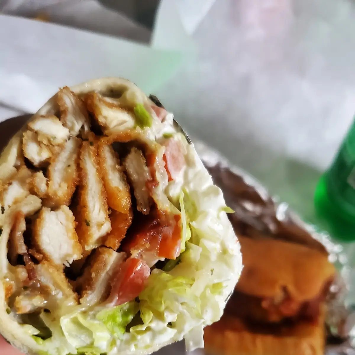 Large Chicken Caesar Salad Sub