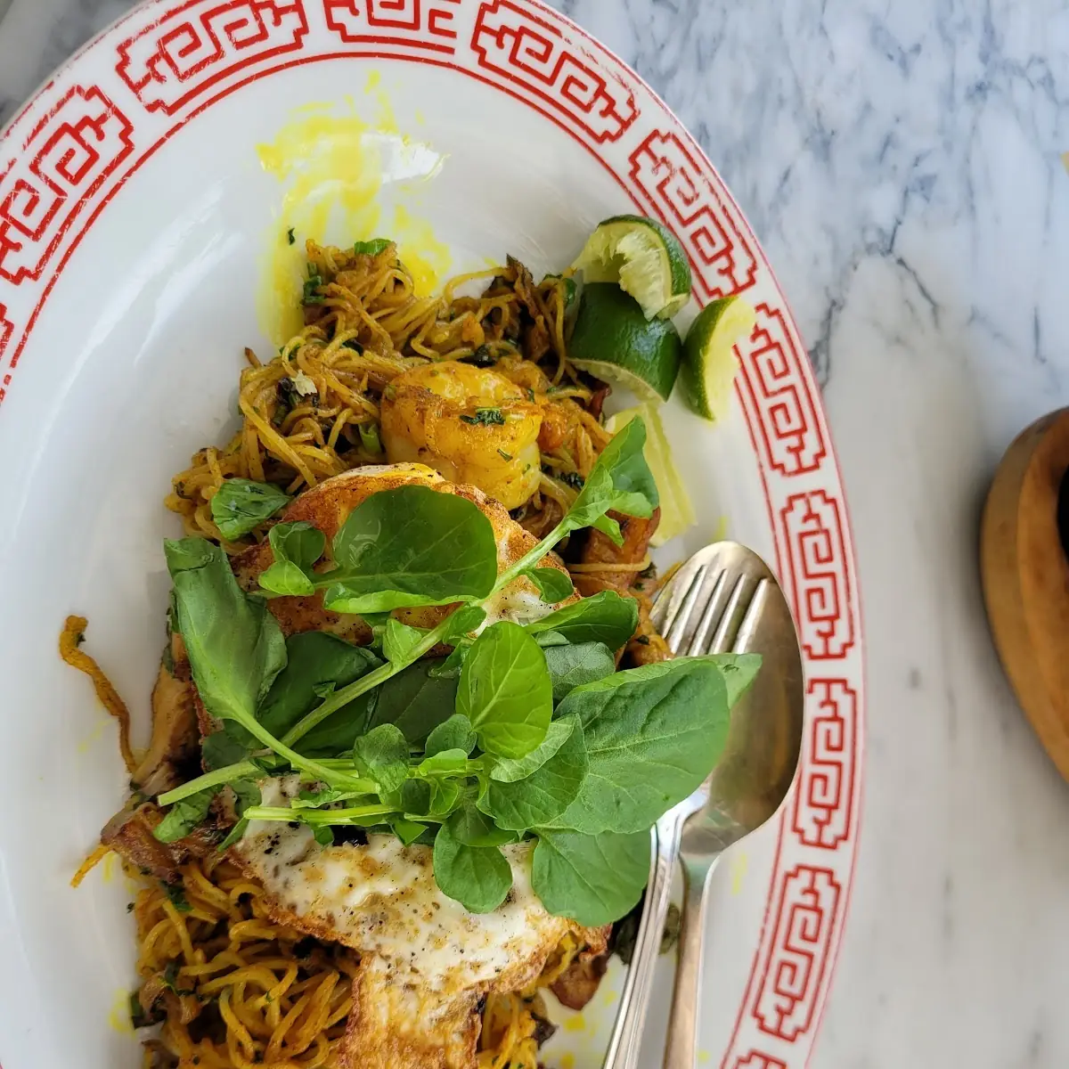 Breakfast Singapore Noodles