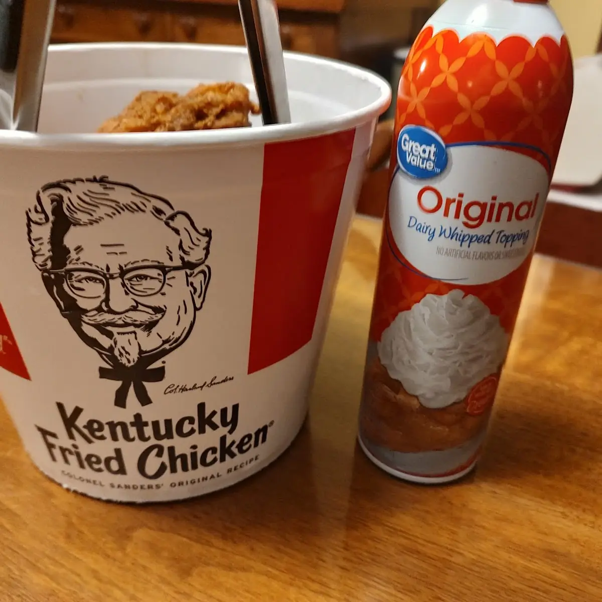 KFC with Whipped Cream