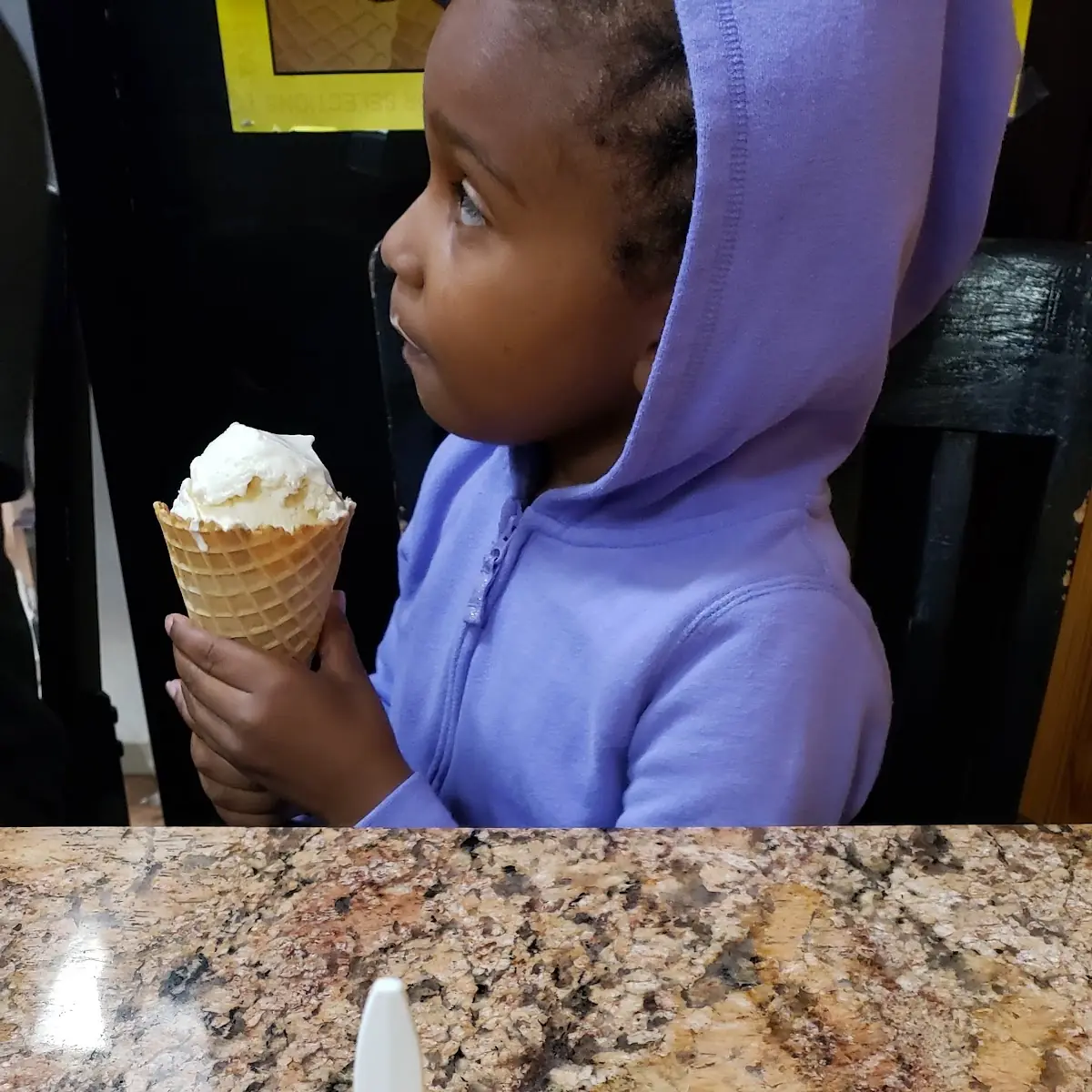 Waffle Cone & Ice Cream