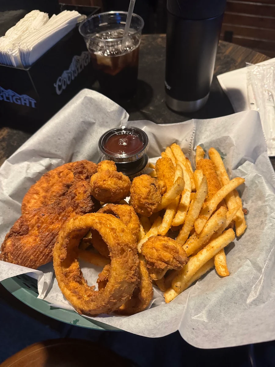 Fried Mushrooms Onion Rings