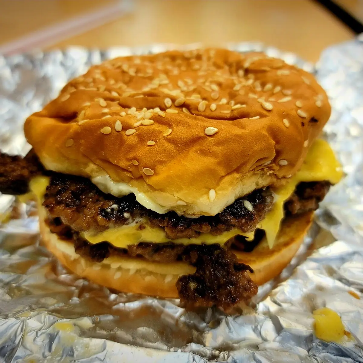 Double Cheeseburger with Bacon