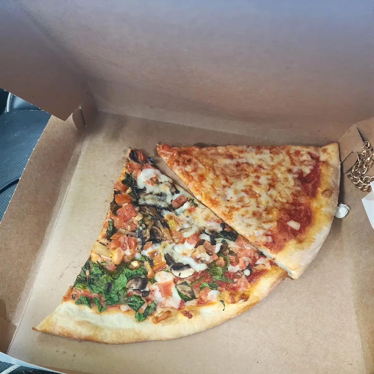 Veggie Pizza and Cheese Pizza