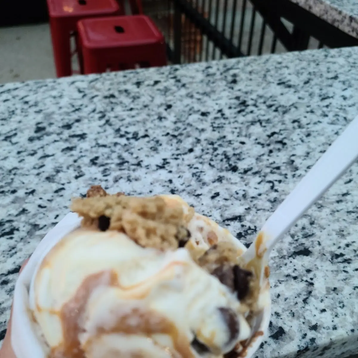 Salted Caramel with Cookie Dough