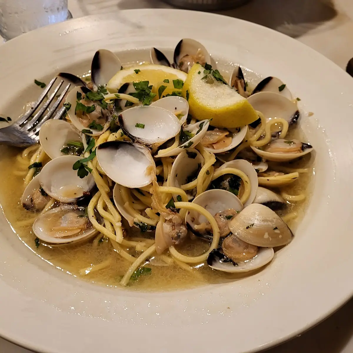 Spaghetti with Little Neck Clams