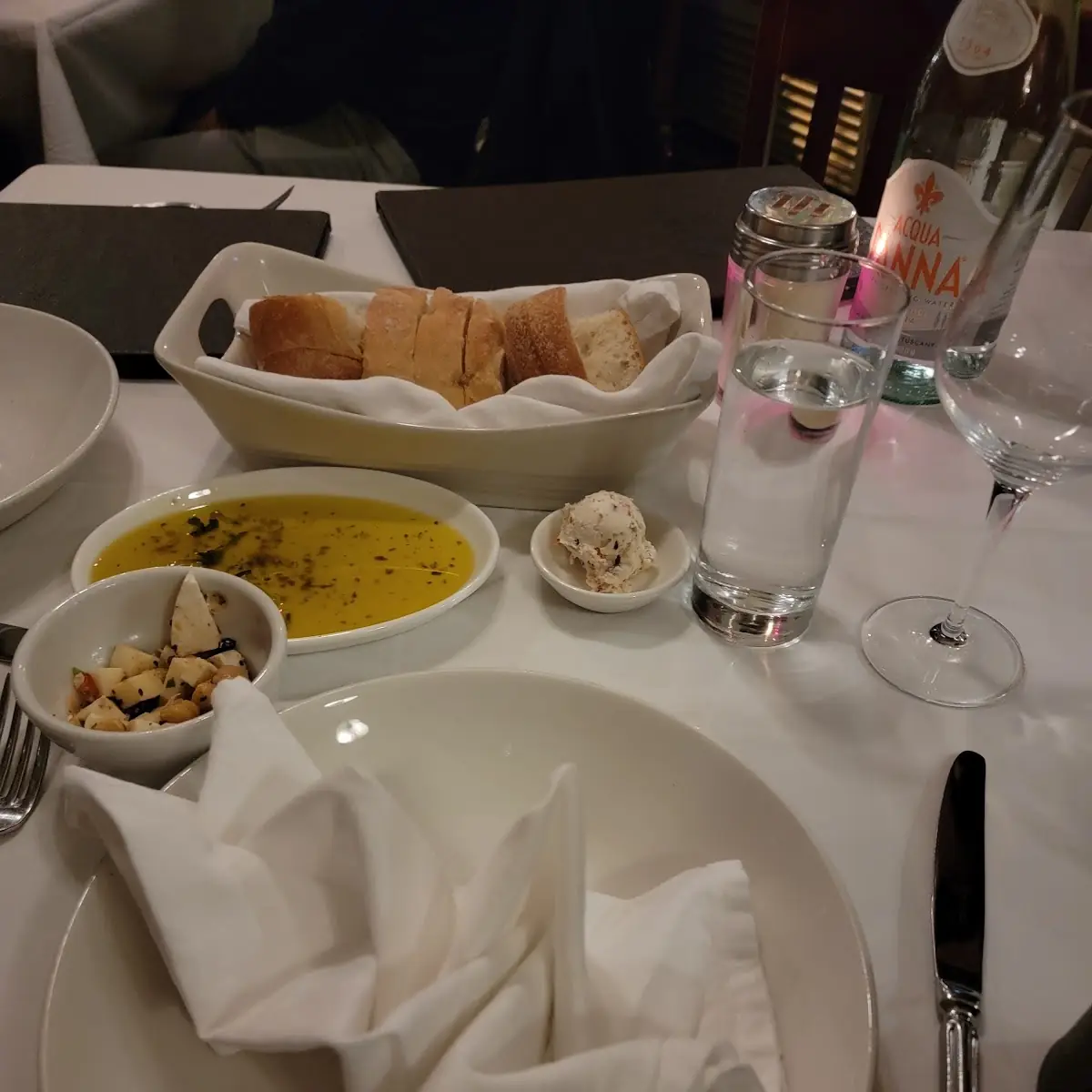 Bread and Olive Oil Spread