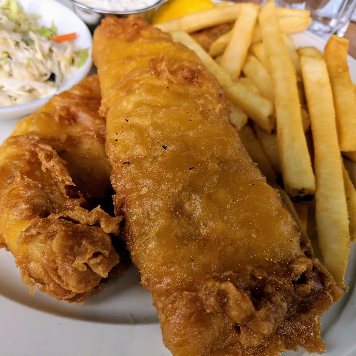 Golden Fried Fish and Chips