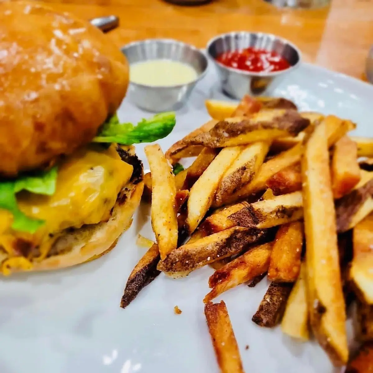 Burger and Fresh Cut Fries