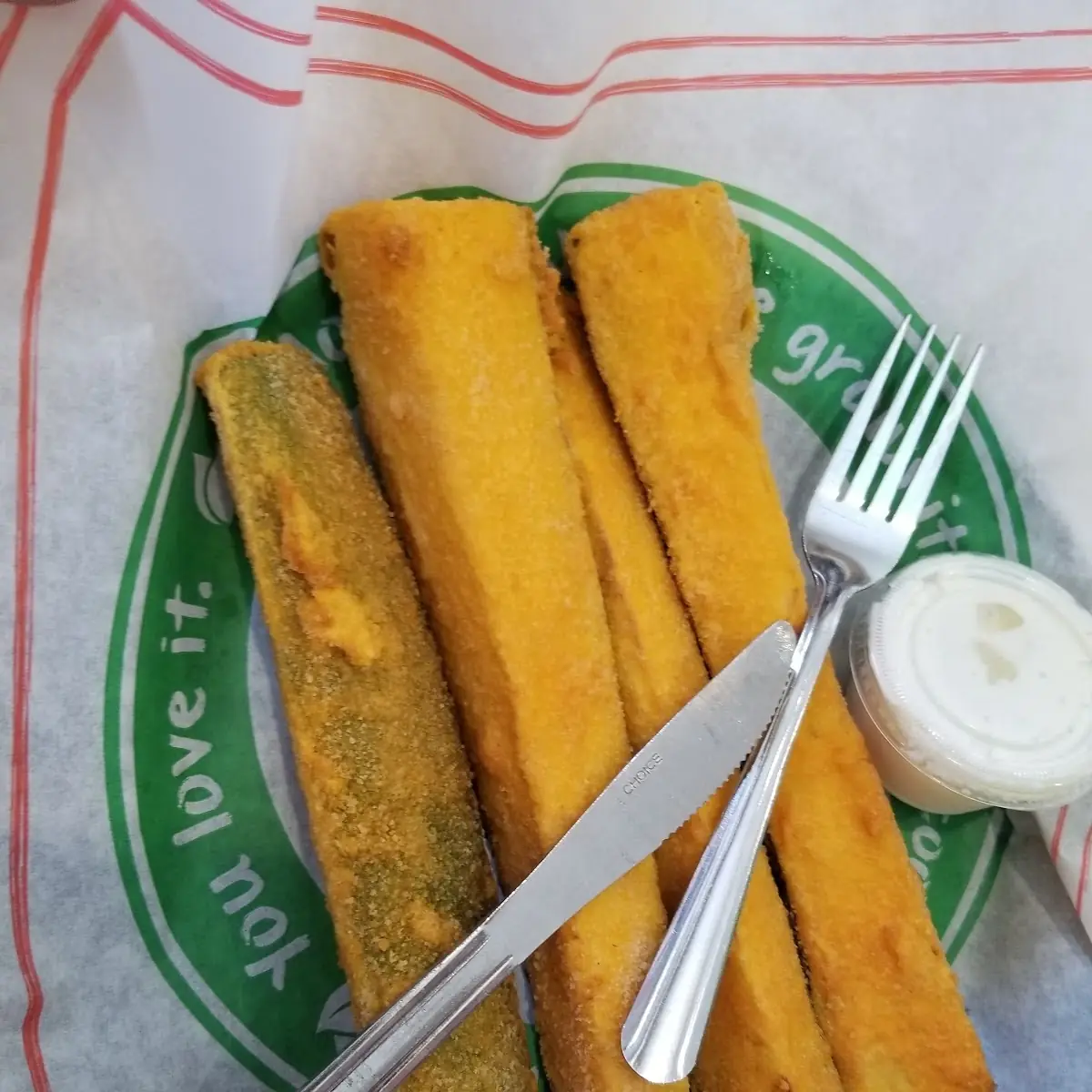Fried Zucchini and Ranch