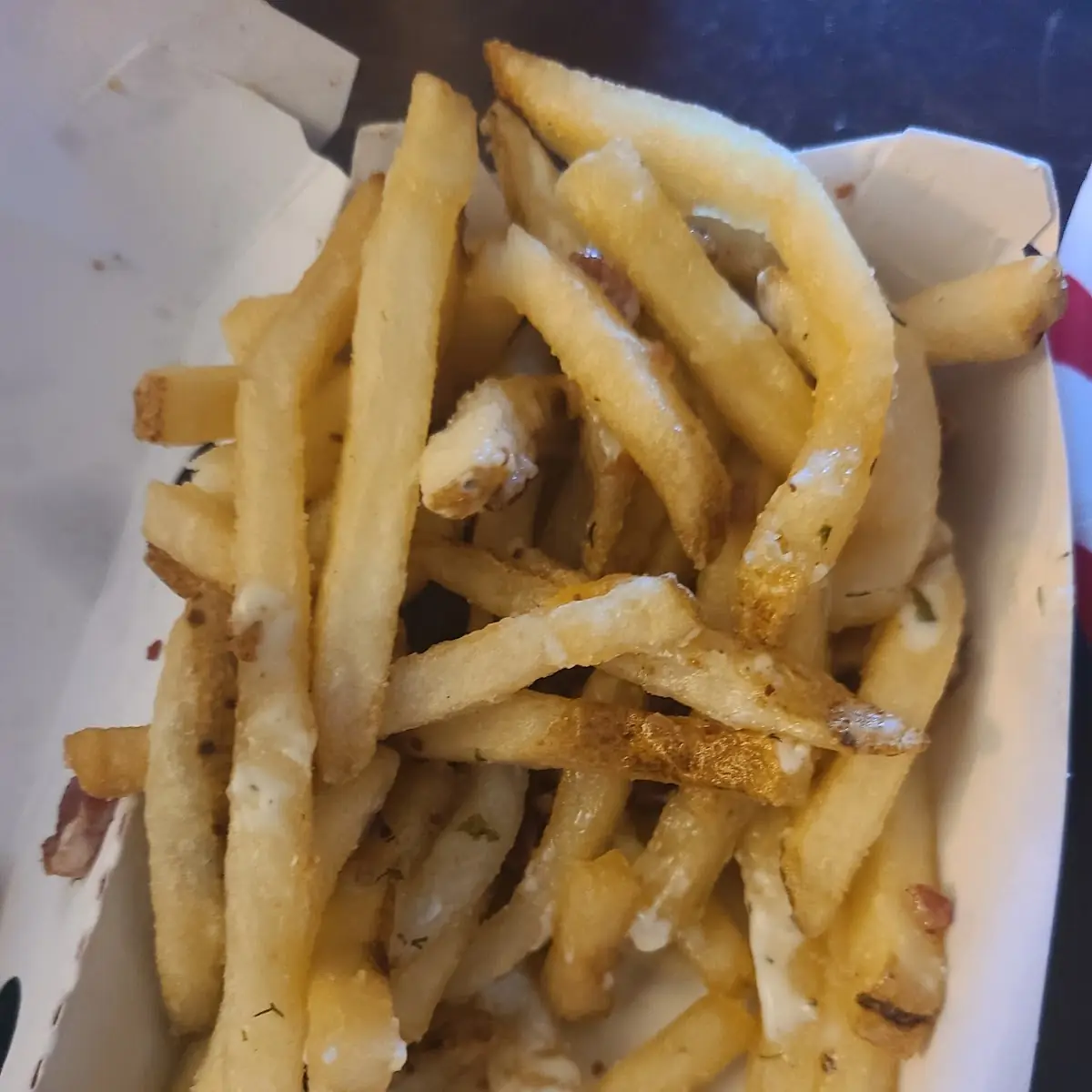 Bacon Ranch Fries with Cheese
