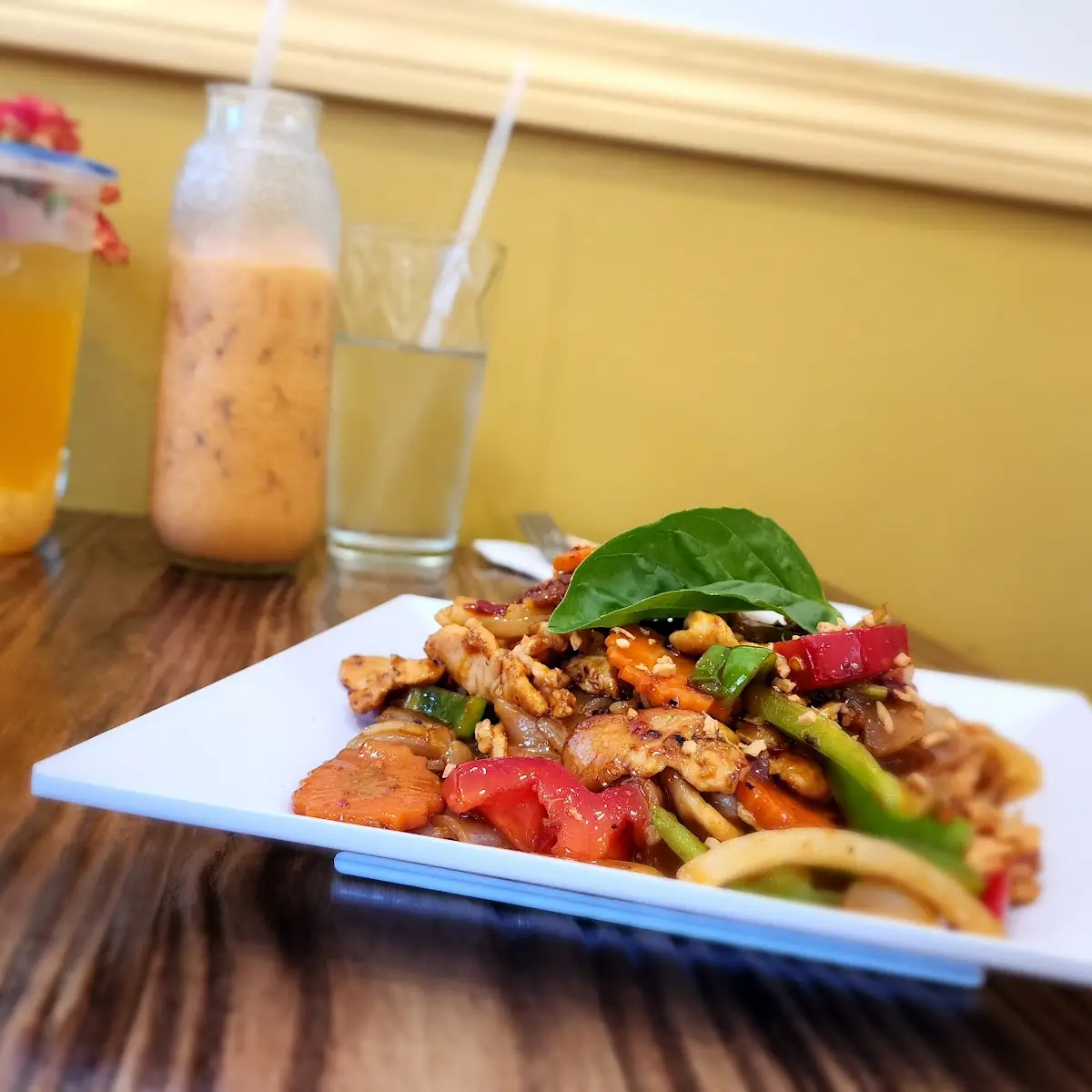 Spicy Drunken Noodle Pad Kee Mao