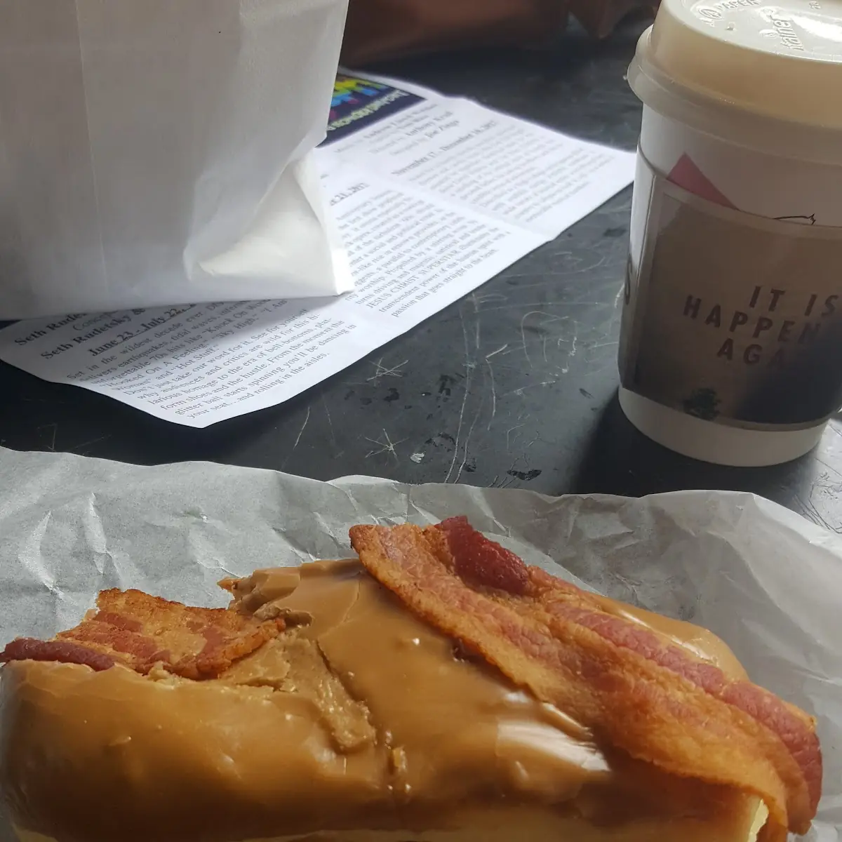 Maple Bacon Long John