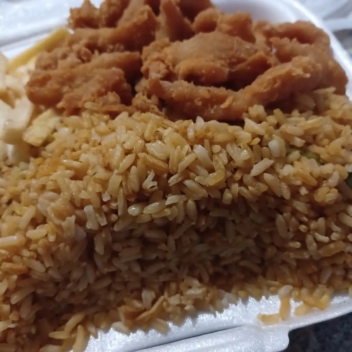 Breaded Chicken Fried Rice
