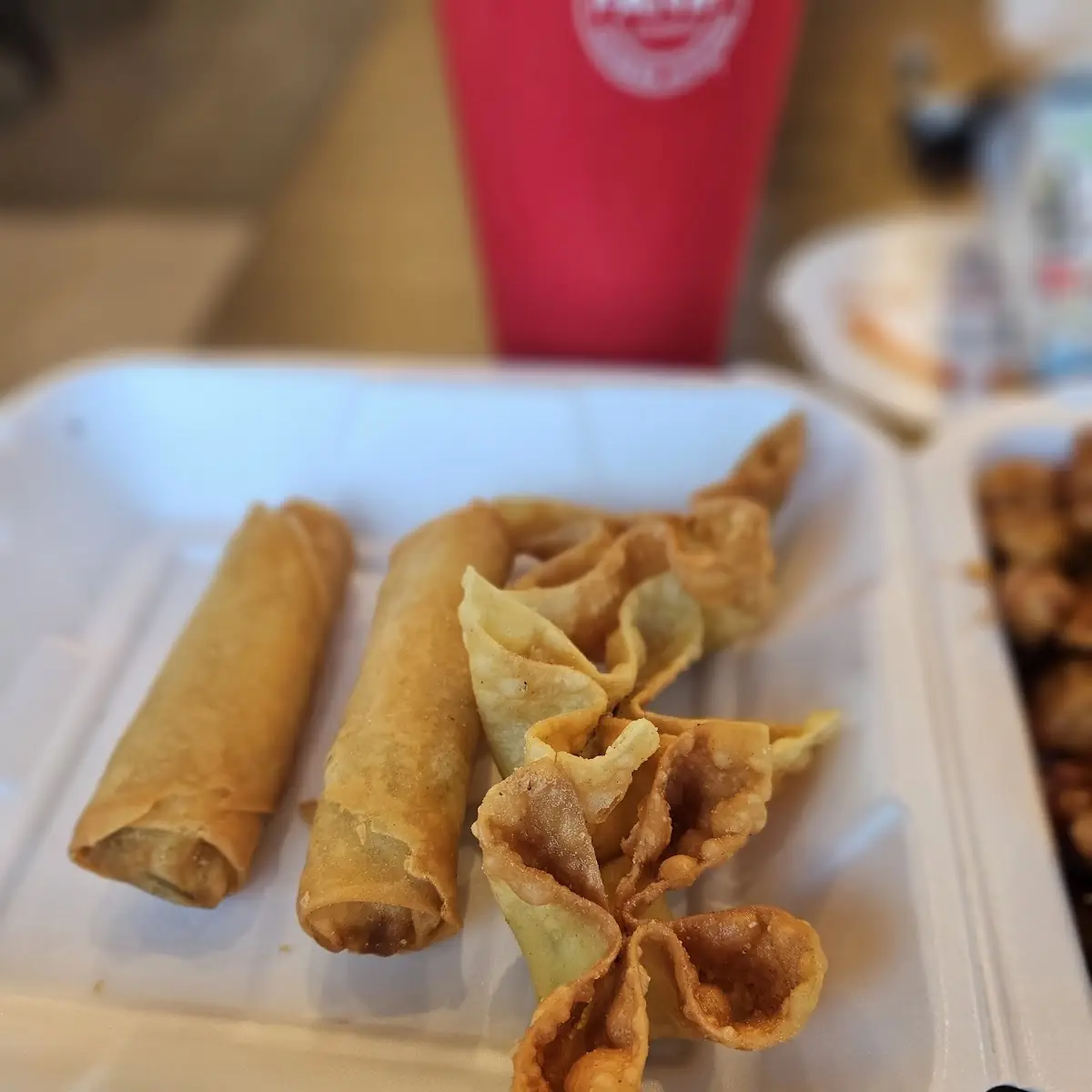 Spring Rolls Crab Rangoon