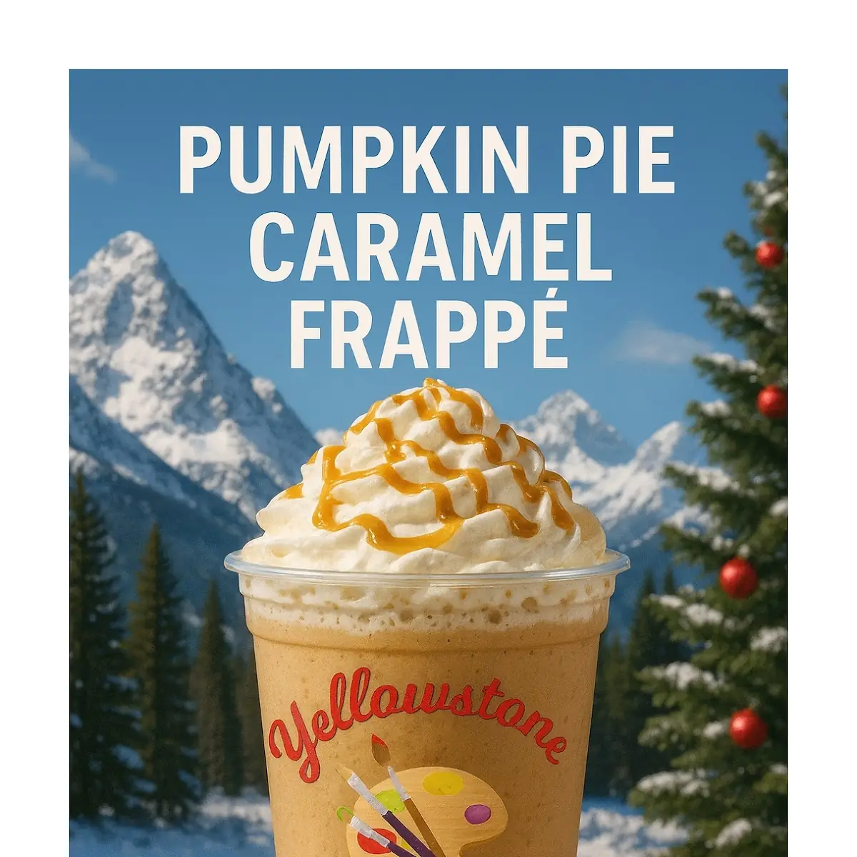 Pumpkin Pie Caramel Frappe'