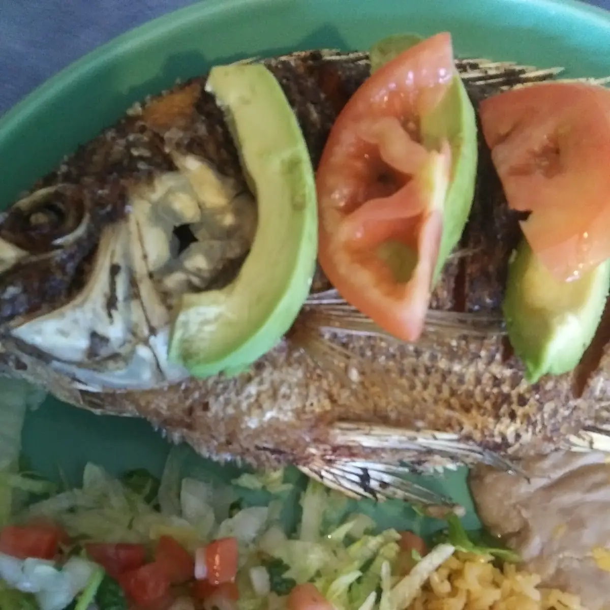 Fried Fish with Side Dishes