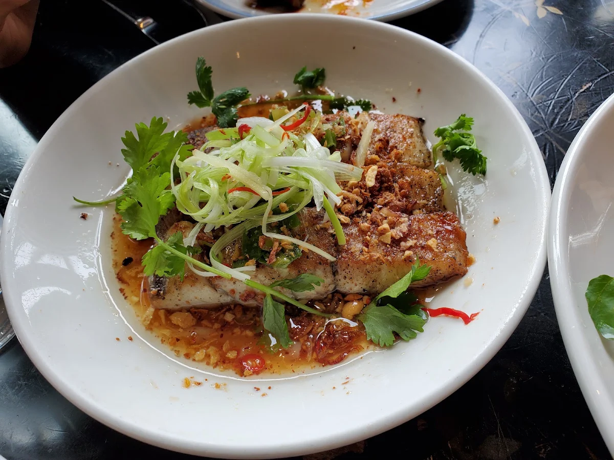 Grilled Fish with Fresh Herbs