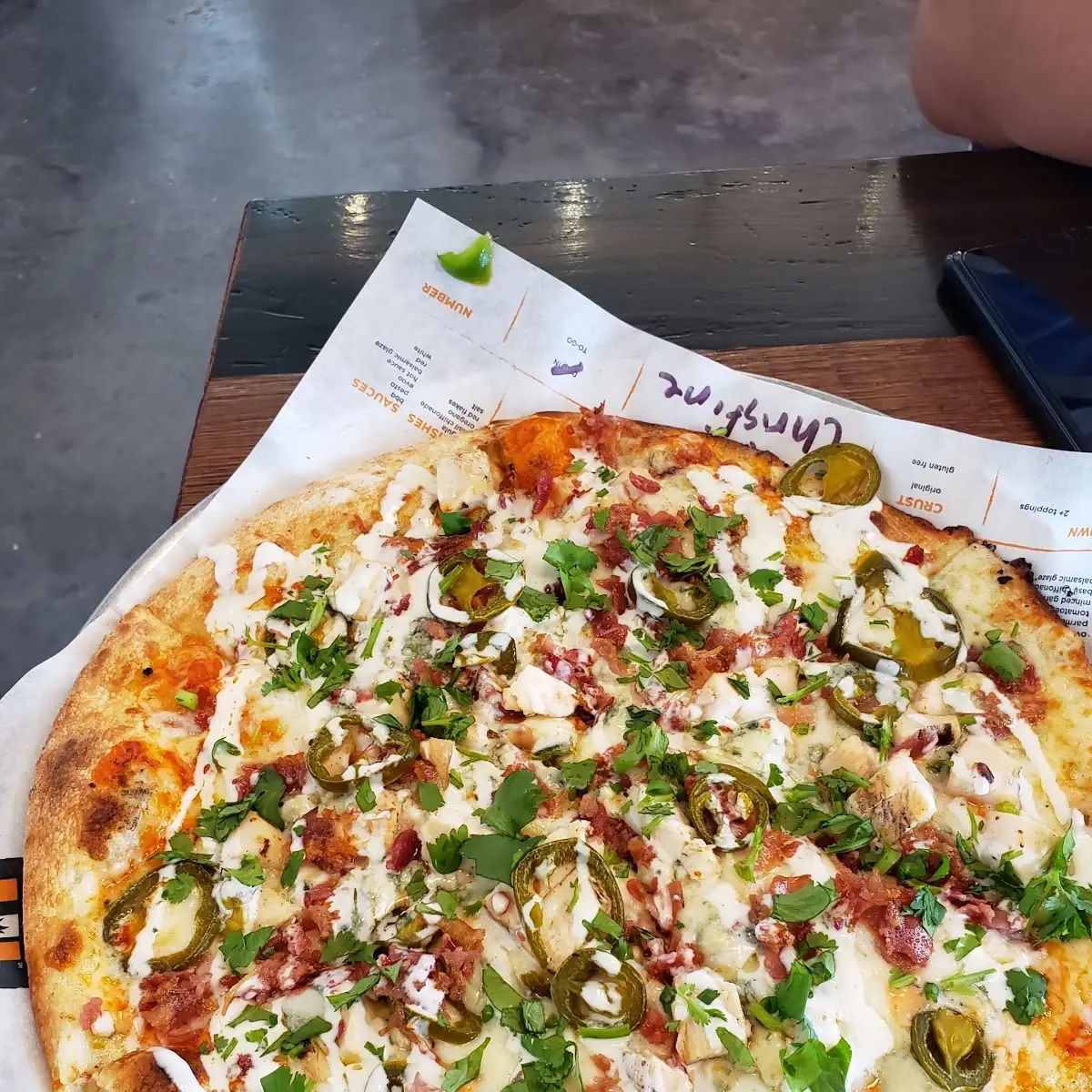 Buffalo Chicken Pizza