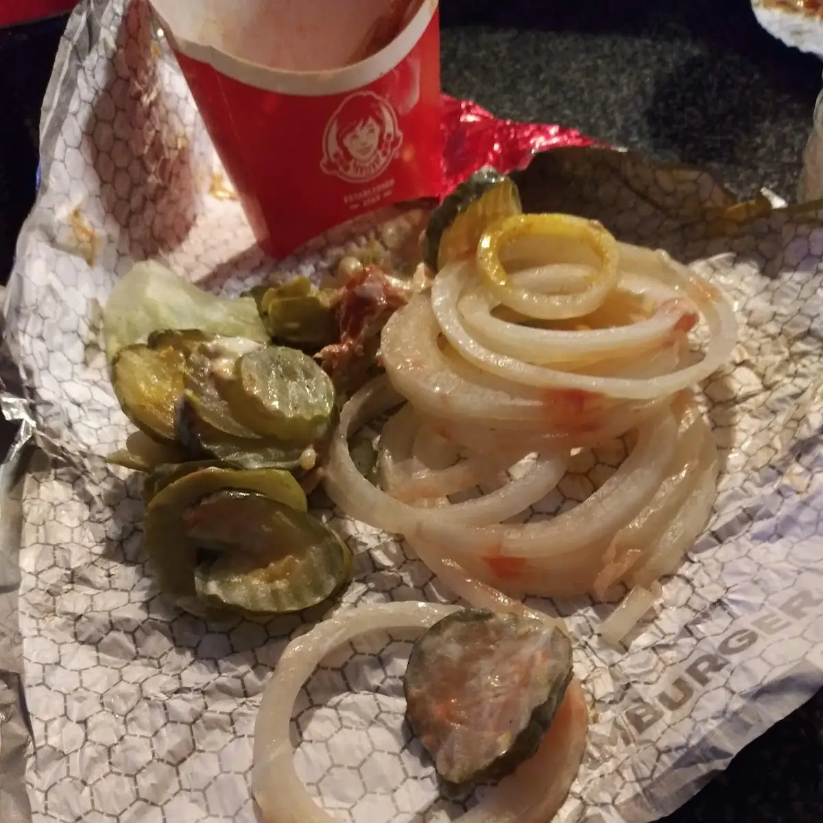 Double Cheeseburger Extra Onion and Pickles
