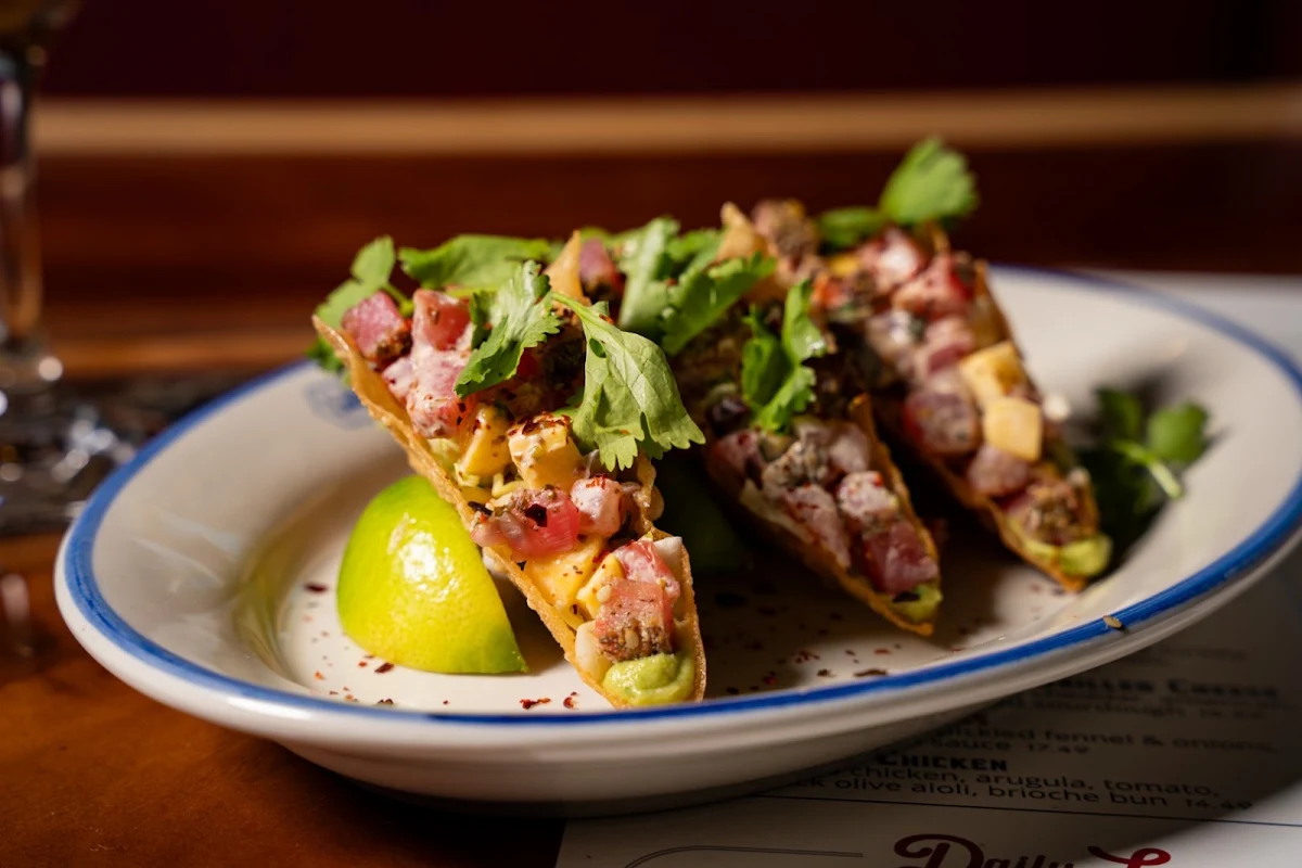 Seared Ahi Tuna Tacos