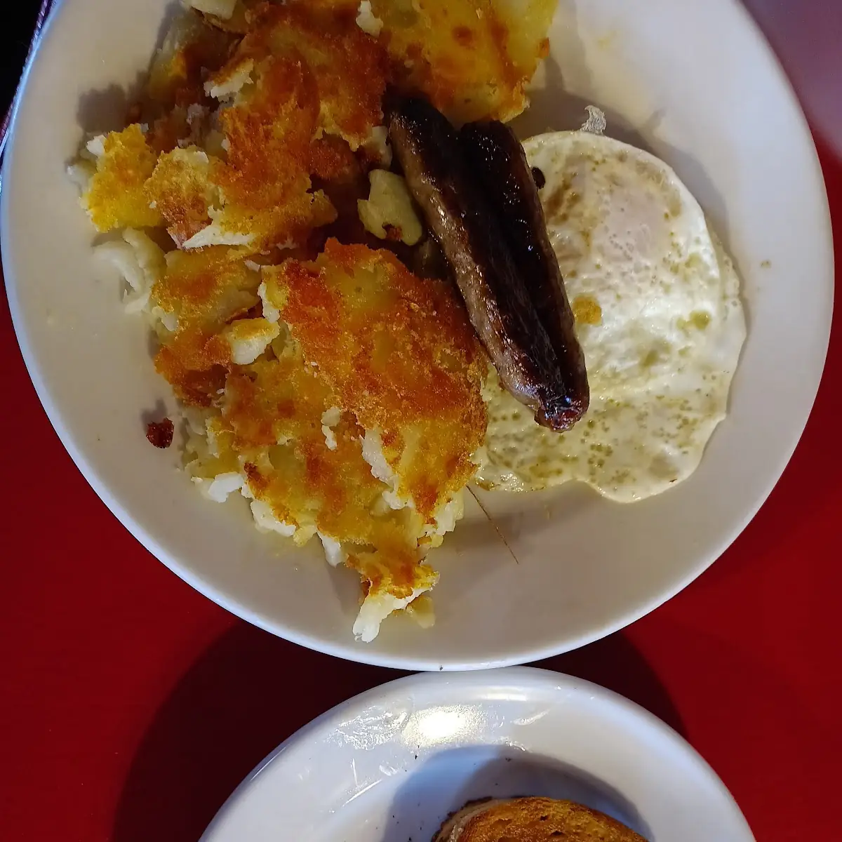 Fried Egg Hash Browns Sausage