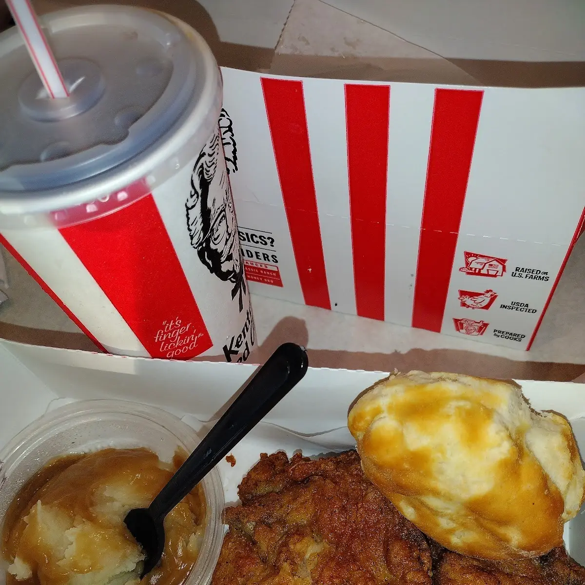 Breast Wing Mashed Potato Biscuit