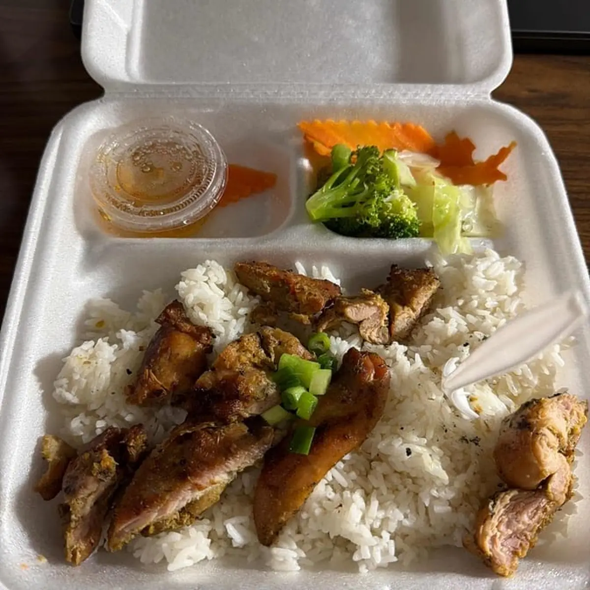 Grilled Chicken Rice and Vegetables